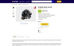 3d and AR product viewer