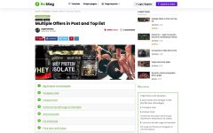 Top list inside post