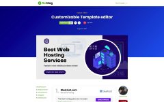 Customizable Template Editor
